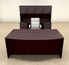 6pc Fan Front Modern Executive Office Desk Set, #OT-SUL-D7