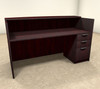 2pc Rectangular Modern Office Reception Desk Set, #OT-SUL-R3