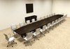 Modern Boat Shapedd 26' Feet Conference Table, #OF-CON-C100