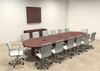 Modern Racetrack 14' Feet Conference Table, #OF-CON-C12