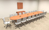 Modern Racetrack 20' Feet Conference Table, #OF-CON-C26