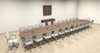Modern Racetrack 26' Feet Conference Table, #OF-CON-C44