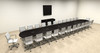 Modern Racetrack 26' Feet Conference Table, #OF-CON-C45