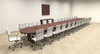 Modern Racetrack 30' Feet Conference Table, #OF-CON-C52