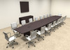 Modern Boat Shapedd 20' Feet Conference Table, #OF-CON-C83