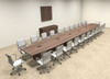 Modern Boat Shapedd 26' Feet Conference Table, #OF-CON-C99