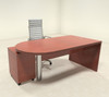 2pc Modern Contemporary Executive Office Desk Set, #RO-ABD-D2