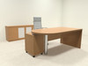 3pc Modern Contemporary Executive Office Desk Set, #RO-ABD-D28