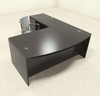 3pc Modern Contemporary L Shaped Executive Office Desk Set, #RO-ABD-L3
