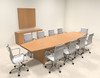 Modern Contemporary Boat Shaped 12' Feet Conference Table, #RO-ABD-C10