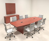 Modern Contemporary Boat Shaped 10' Feet Conference Table, #RO-ABD-C8