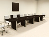 Modern Boat Shaped 18' Feet Conference Table, #OF-CON-CP25