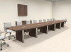 Modern Boat Shaped 22' Feet Conference Table, #OF-CON-CP34