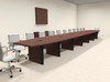 Modern Boat Shaped 26' Feet Conference Table, #OF-CON-CP42