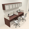Two Person Modern Divider Office Workstation Desk Set, #CH-AMB-SP81