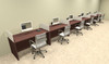 Six Person Divider Modern Office Workstation Desk Set, #OT-SUL-SP18