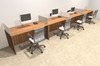 Four Person Divider Modern Office Workstation Desk Set, #OT-SUL-SP9
