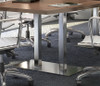 Modern Boat Shaped Steel Leg 12' Feet Conference Table, #OF-CON-CM27