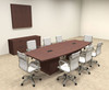 Modern Boat Shaped Cube Leg 10' Feet Conference Table, #OF-CON-CQ20