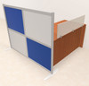 One Person Workstation w/Acrylic Aluminum Privacy Panel, #OT-SUL-HPB1