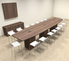 Boat Shape Counter Height 16' Feet Conference Table, #OF-CON-CT22