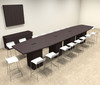 Boat Shape Counter Height 18' Feet Conference Table, #OF-CON-CT29 Boat Shape Counter Height 18' Feet Conference Table, #OF-CON-CT29