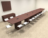 Boat Shape Counter Height 24' Feet Conference Table, #OF-CON-CT45