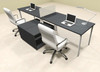 Two Persons Modern Acrylic Divider Workstation, #MT-FIV-SP90