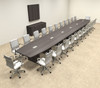 Modern Boat Shapedd 26' Feet Conference Table, #OF-CON-C141