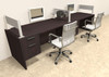 Two Person Modern Aluminum Organizer Divider Office Workstation, #OT-SUL-SPW23