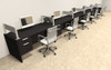 Six Person Modern Aluminum Organizer Divider Office Workstation, #OT-SUL-SPW40
