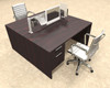 Two Person Modern Aluminum Organizer Divider Office Workstation, #OT-SUL-FPW15