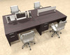 Four Person Modern Aluminum Organizer Divider Office Workstation, #OT-SUL-FPW19