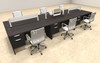Six Person Modern Aluminum Organizer Divider Office Workstation, #OT-SUL-FPW24