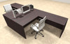 Two Person Modern Aluminum Organizer Divider Office Workstation, #OT-SUL-FPW27