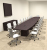 Modern Boat Shaped Cube Leg 24' Feet Conference Table, #OF-CON-CQ76