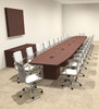 Modern Boat Shaped Cube Leg 26' Feet Conference Table, #OF-CON-CQ82
