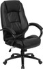 High Back Black Leather Executive Office Chair , #FF-0197-14