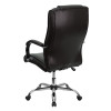 High Back Brown Leather Executive Office Chair , #FF-0220-14