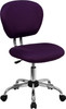 Mid-Back Purple Mesh Task Chair with Chrome Base , #FF-0110-14