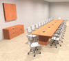 Modern Rectangular Top Cube Leg 24' Feet Conference Table, #OF-CON-CS35