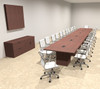 Modern Rectangular Top Cube Leg 24' Feet Conference Table, #OF-CON-CS37