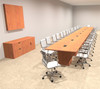 Modern Rectangular Top Cube Leg 32' Feet Conference Table, #OF-CON-CS51