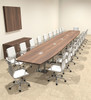 Modern Boat Shaped Steel Leg 24' Feet Conference Table, #OF-CON-CM74