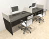 Two Person Modern Divider Office Workstation Desk Set, #OT-SUL-SP65
