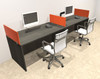 Two Person Modern Divider Office Workstation Desk Set, #OT-SUL-SPO65