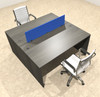 Two Person Modern Divider Office Workstation Desk Set, #OT-SUL-FPB49