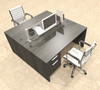 Two Person Modern Divider Office Workstation Desk Set, #OT-SUL-FPW52