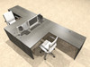 Two Person Modern Divider Office Workstation Desk Set, #OT-SUL-FPW55