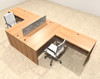 Two Person Modern Accoustic Divider Office Workstation Desk Set, #OT-SUL-FPRG25